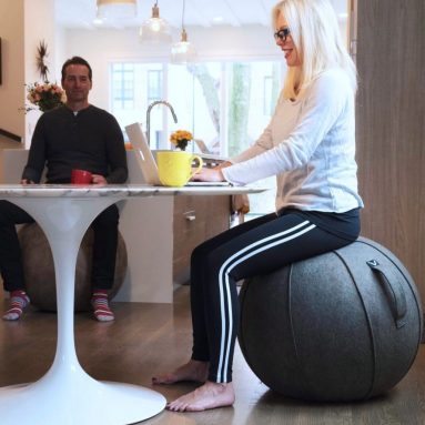 Vivora Luno – Self-Standing Sitting Ball Chair for Home, Office, Yoga
