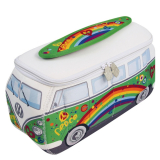 Volkswagen Bus Neoprene Toiletry Bag-Green