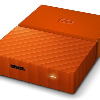 WD 4TB Orange My Passport  Portable External Hard Drive – USB 3.0