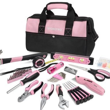 WORKPRO 75-Piece Pink Tool Set