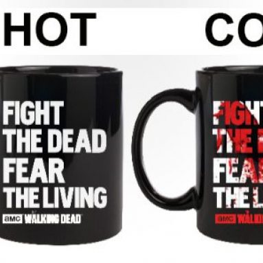 Walking Dead Fight the Dead Fear the Living Disappearing Mug
