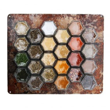 Wall Hanging Magnetic Spice Rack