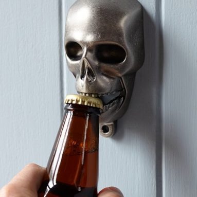 Wall Mount Skull Bottle Opener