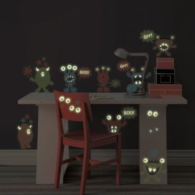 Wall Stickers Glow in the Dark EYES Room Decor KIDS Decals
