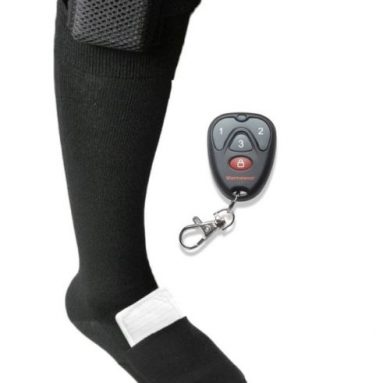 Warmawear Battery Heated Socks with Dual Fuel Pocket and Remote Control