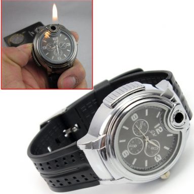 Watch Refillable Butane Gas Cigarette Cigar Lighter Novelty