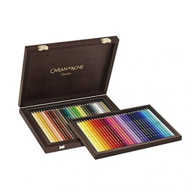 Watercolor Pencil Wood Box Set