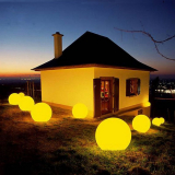 Waterproof RGBW Globe Lamp Color Changing Rechargeable LED Ball