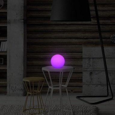 Waterproof RGBW Globe Lamp Color Changing Rechargeable LED Ball Lights