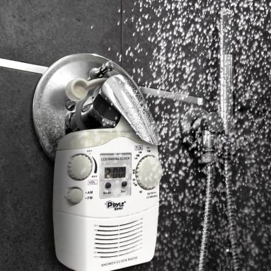 Home Waterproof Shower Clock Radio