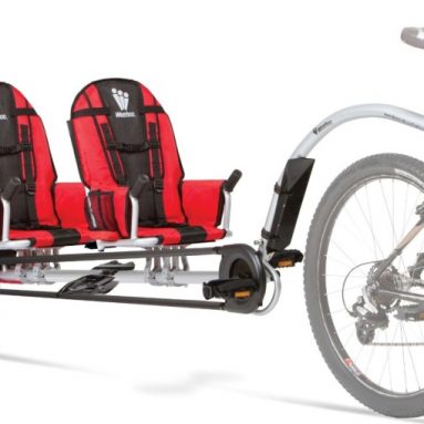 Weehoo iGo Pro Tag Along 2 Child Bicycle Trailer