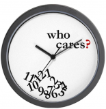 Who Cares? Wall Clock