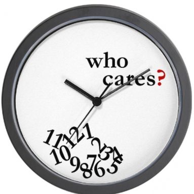 Who Cares? Wall Clock