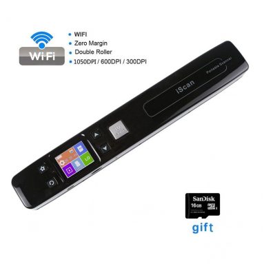 WiFi Scanner Magic Wand Portable Document & Image Scanner with High Resolution