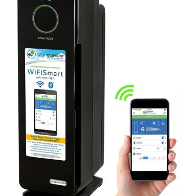 WiFi Smart 4-in-1 Air Cleaning System with SmartAQM Air Quality Monitor