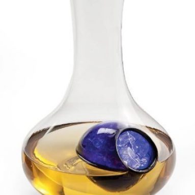 Wine Chilling Carafe and Decanter with Blue Ice Holder