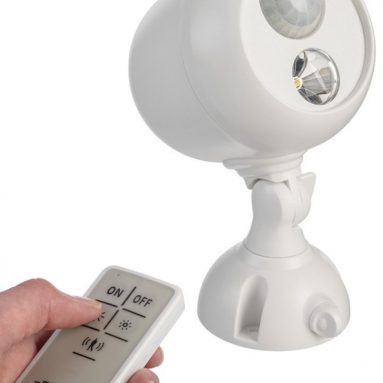 Wireless LED Remote Control Spotlight with Motion Sensor