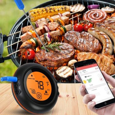 Wireless Meat Thermometer Bluetooth Adapter for iOS&Android