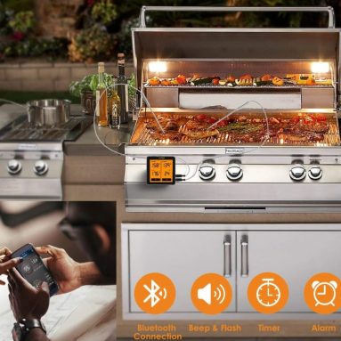 Wireless Meat Thermometer for Grilling, Comfyer Bluetooth Remote Cooking Thermometer Oven