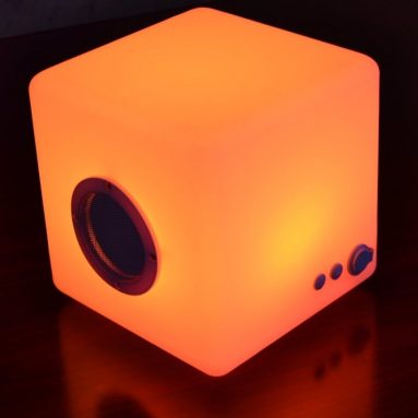 Wireless Multi-Color LED Cube Bluetooth Speaker