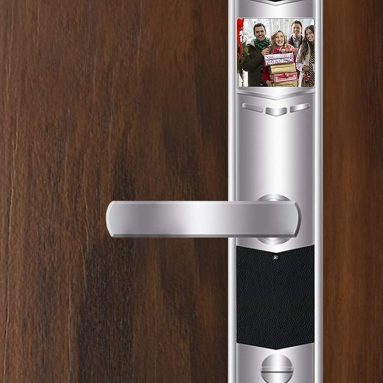 Wireless Wi-Fi Smart Door Lock With Video Peephole Door Vewer