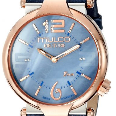 Women’s Couture Slim Analog Display Swiss Quartz Blue Watch