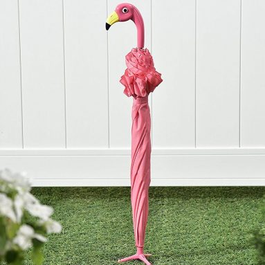 Women’s Flamingo Ruffled Umbrella
