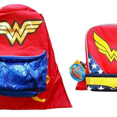 Wonder Woman Backpack & Lunch Box