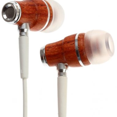 Wood In-ear Noise-isolating Headphones