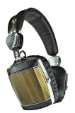 Wood and Stainless Steel Headphones