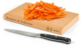 ROMEO AND JULIENNE Wooden Cutting Board