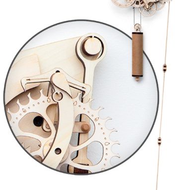 Wooden Mechanical Clock Kit