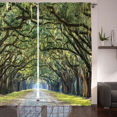 Woodland Country Decor Curtains