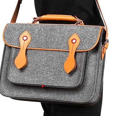 Wool Felt Shoulder Strap Bag Protector Briefcase