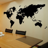 World Map Wall Decal Wall Sticker