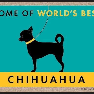 World’s Best Chihuahua Doormat