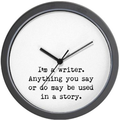 Writer’s  Wall Clock