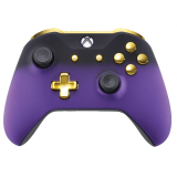 Xbox One Controller – Purple Shadow & Gold Edition