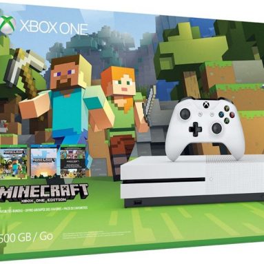 Xbox One S 500GB Console – Minecraft Bundle