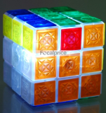 Flash Lighting Crystal Puzzle Cube