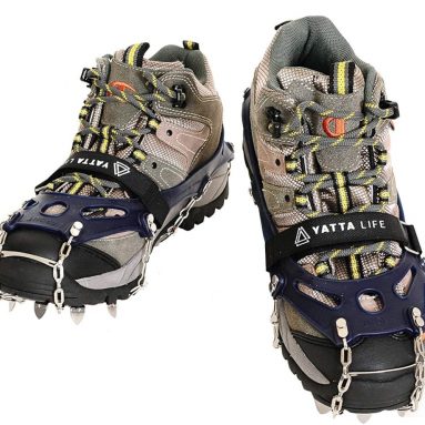 Yatta Life Heavy Duty Trail Spikes 14-Spikes Ice Grip Snow Cleats Footwear Crampons