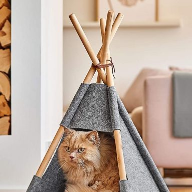 Zeller Tipi Cat Tent Felt/Wood