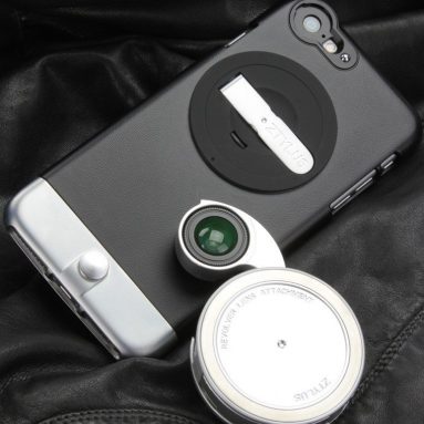 Ztylus Metal Smartphone Case With Kickstand and RV-2 Revolver 4-In-1 Lens Attachment