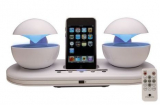 Speakal iCrystal Stereo iPod Docking Station with 2 Speakers