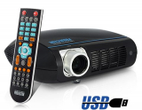 Multimedia LED Projector with Built-in DVD Player