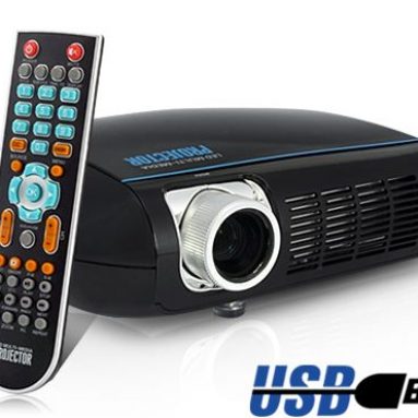 Multimedia LED Projector with Built-in DVD Player