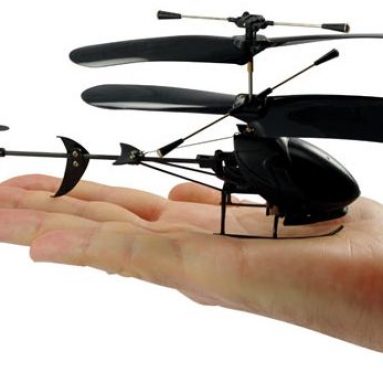 Black Stealth 3-Channel R/C Helicopter