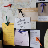 arrows design refrigerator magnets