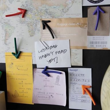 arrows design refrigerator magnets