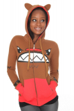 Happy Waffle Girls Zip Hoodie